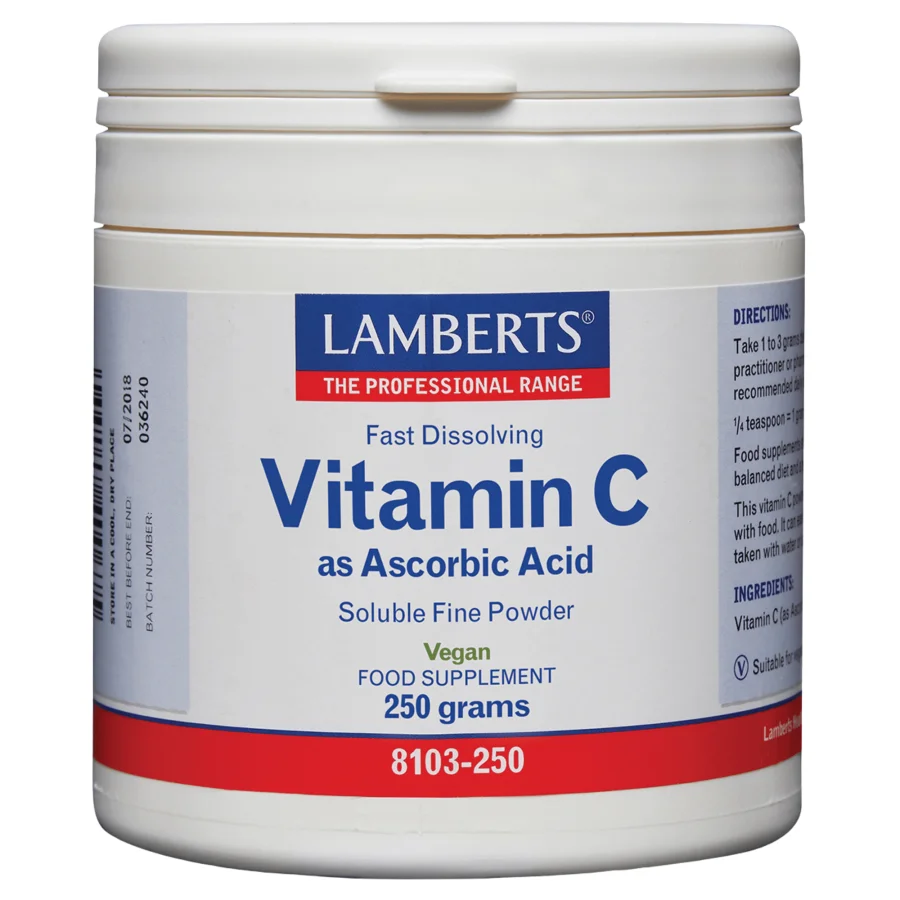 Lamberts Vitamin C As Ascorbic Acid (250 gr)