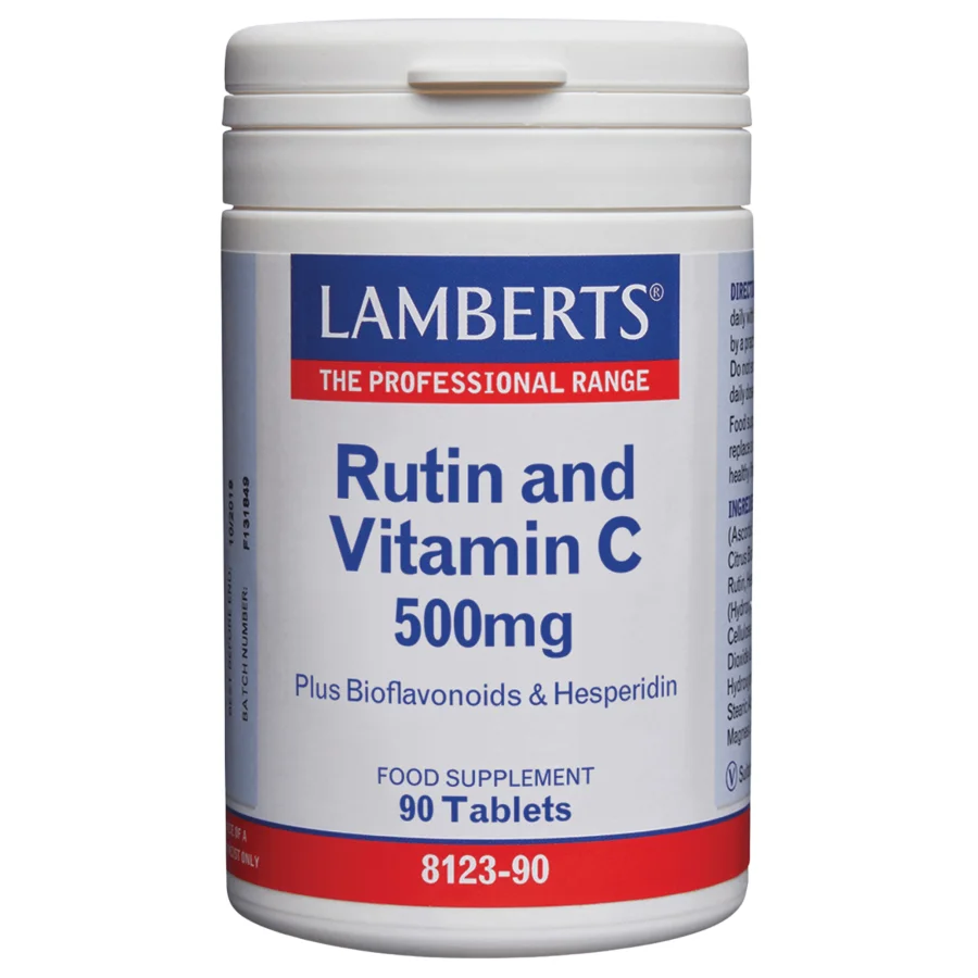 Lamberts Rutin and Vitamin C 500mg (90 Tabs)