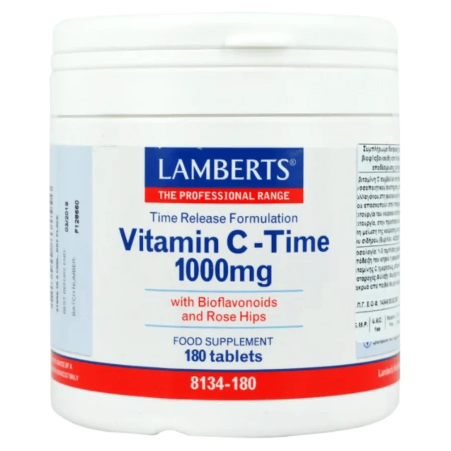 Lamberts Vitamin C Time Release 1000mg (180 Tabs)