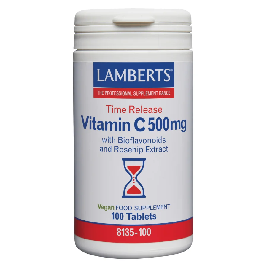 Lamberts Vitamin C – Time Release 500 mg (100 Tabs)