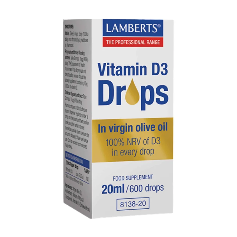 Lamberts Vitamin D3 Drops (20 ml)