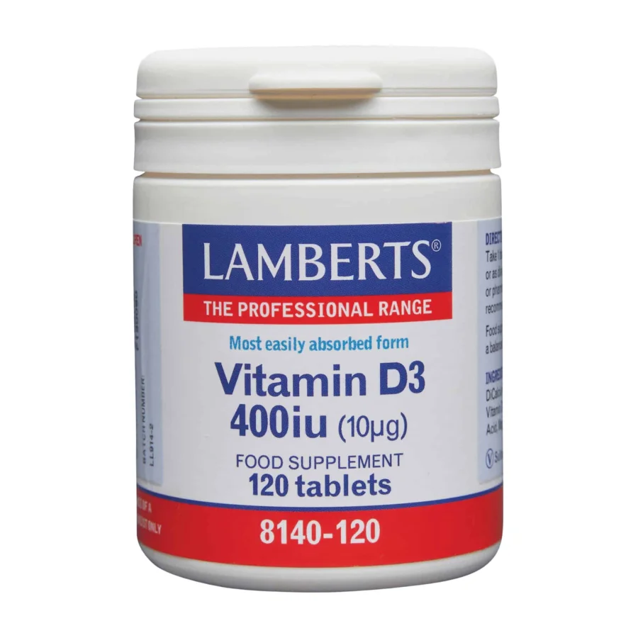 Lamberts Vitamin D3 400iu (120 Tabs)