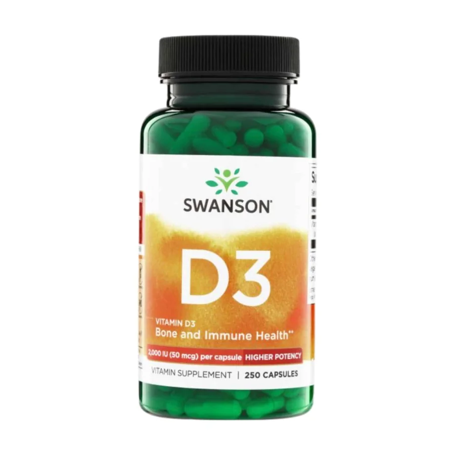 Swanson Vitamin D3 2000 IU (250 caps)
