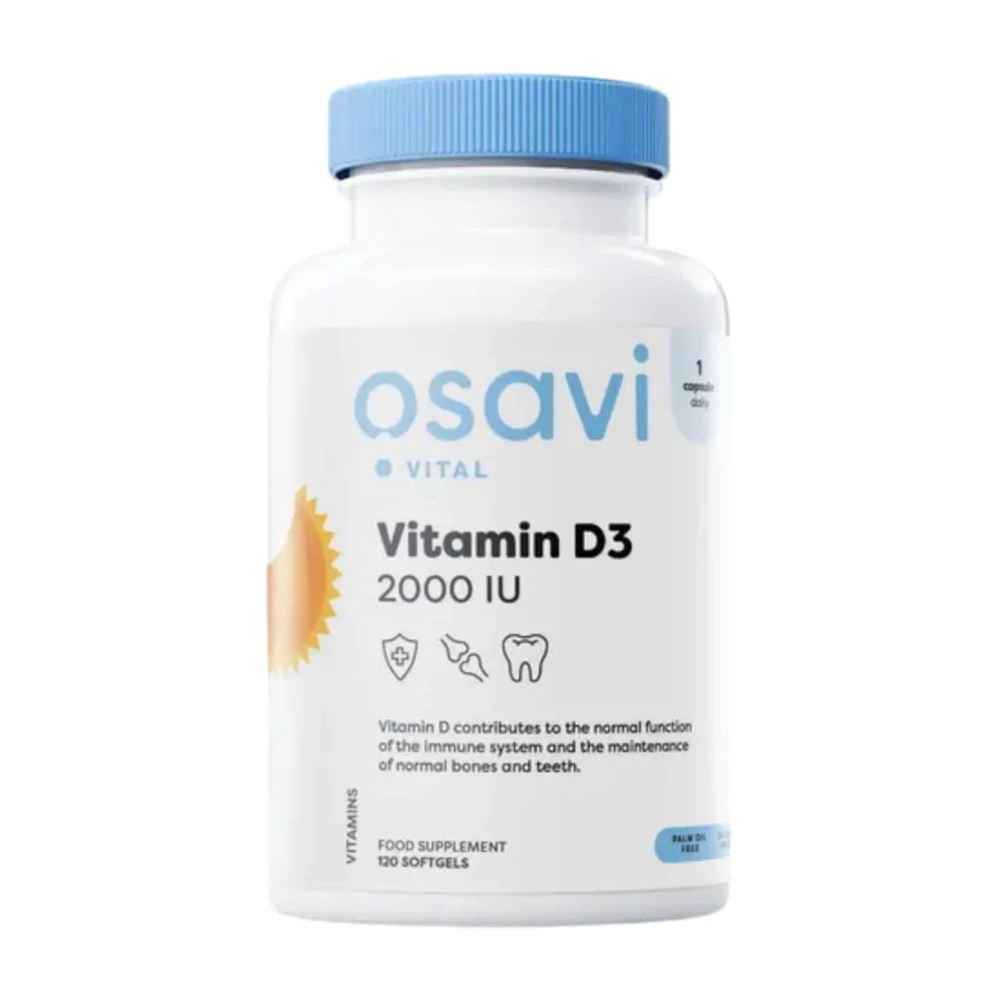 Osavi Vitamin D3 2000 IU  (120 softgels)