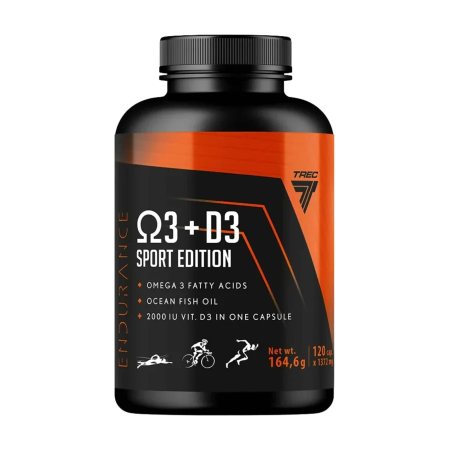 Trec Nutrition Omega 3 + D3 Sport Edition (120caps)