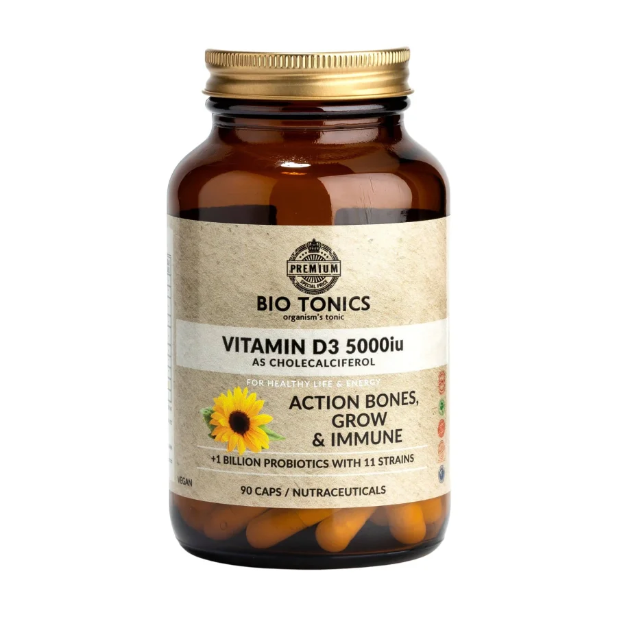 Biotonics Vitamin D3 5000IU (90 caps)