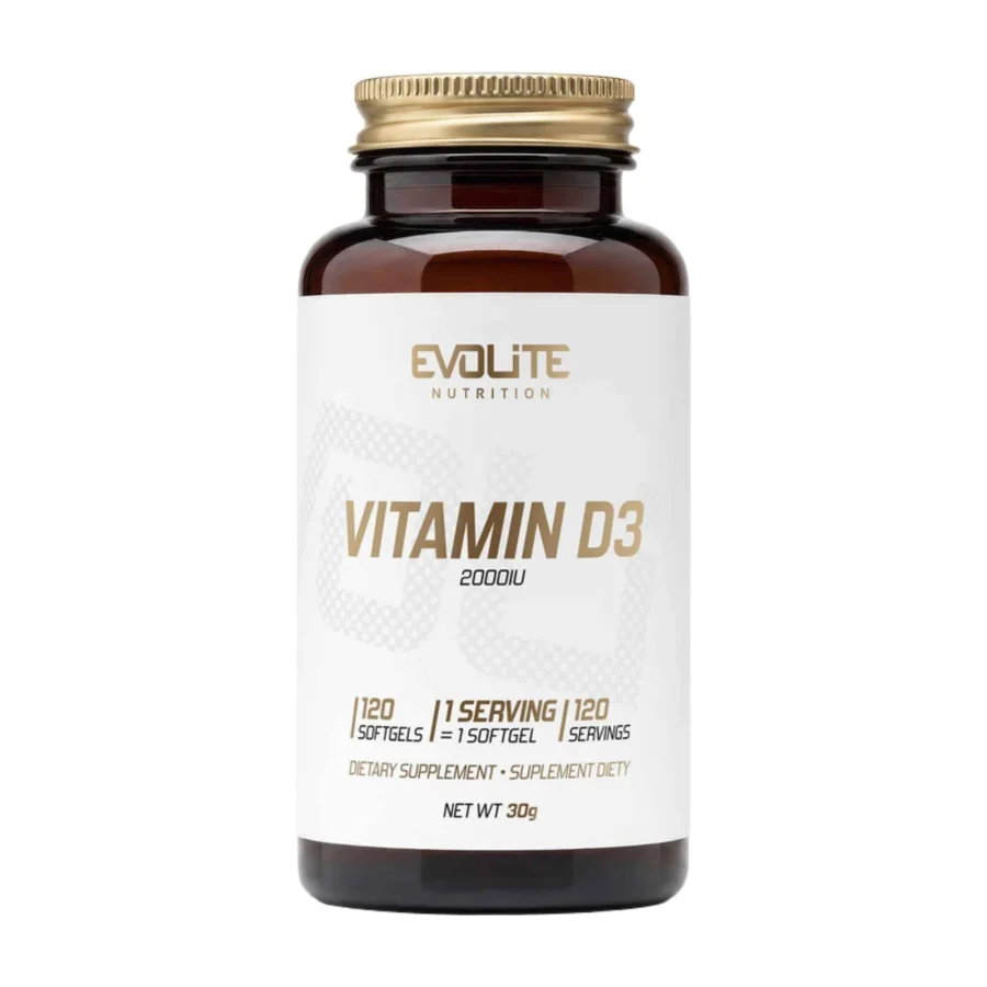 Evolite Nutrition Vitamin D3 2000IU (120 caps)
