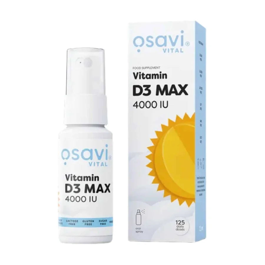 Osavi Vitamin D3 Oral Spray MAX 4000IU (12.5 ml)