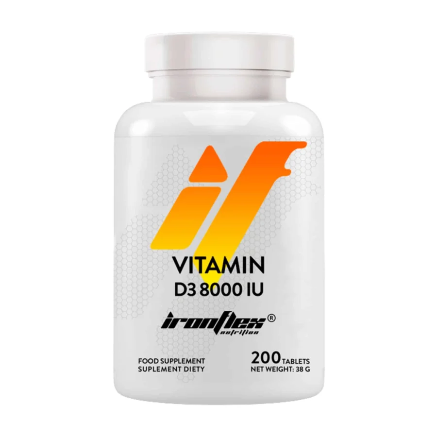 IronFlex Vitamin D3 8000 IU (200 tabs)