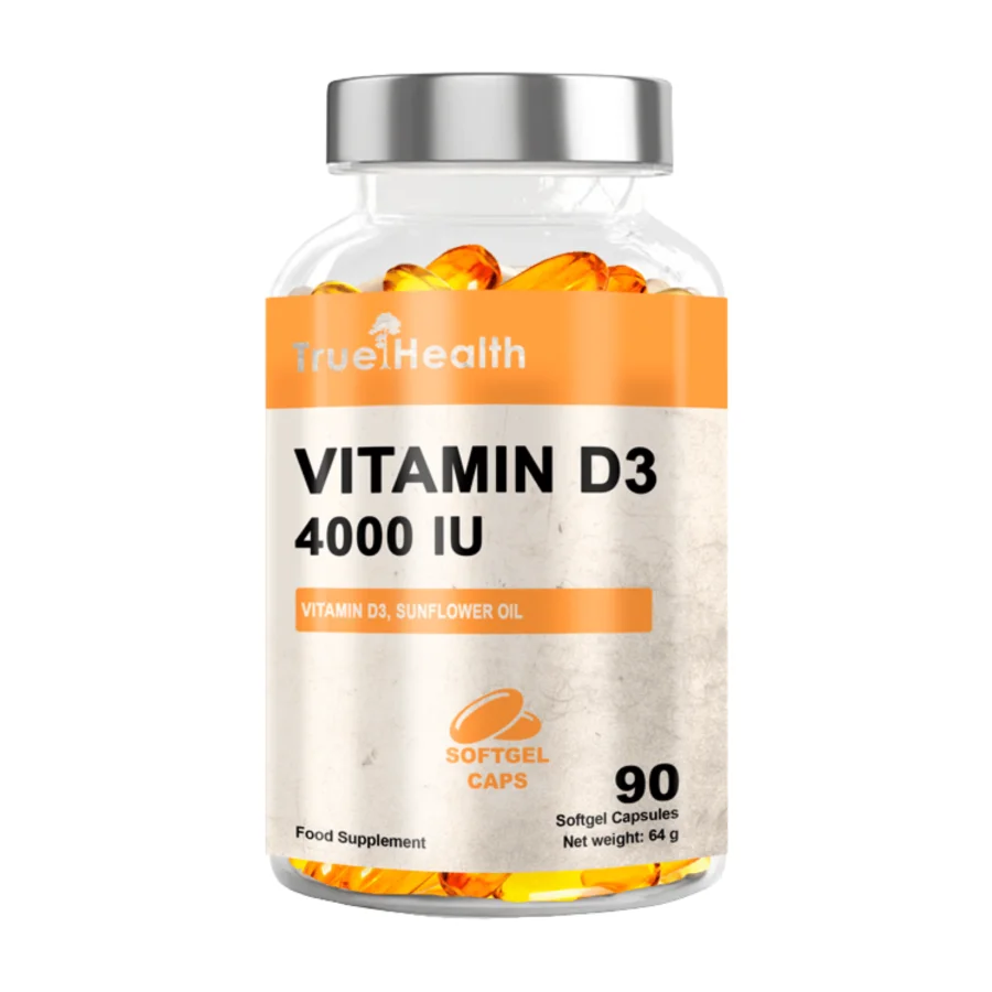 True Health Vitamin D3 4000IU (90 softgels)
