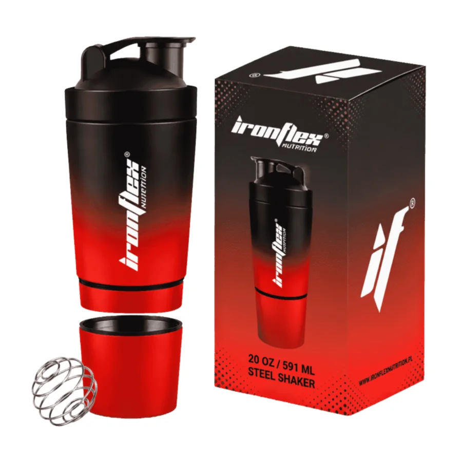 IronFlex Steel Shaker (591 ml)