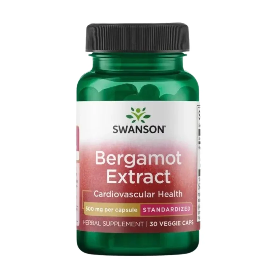 Swanson Bergamot Extract 500mg (30 vcaps)
