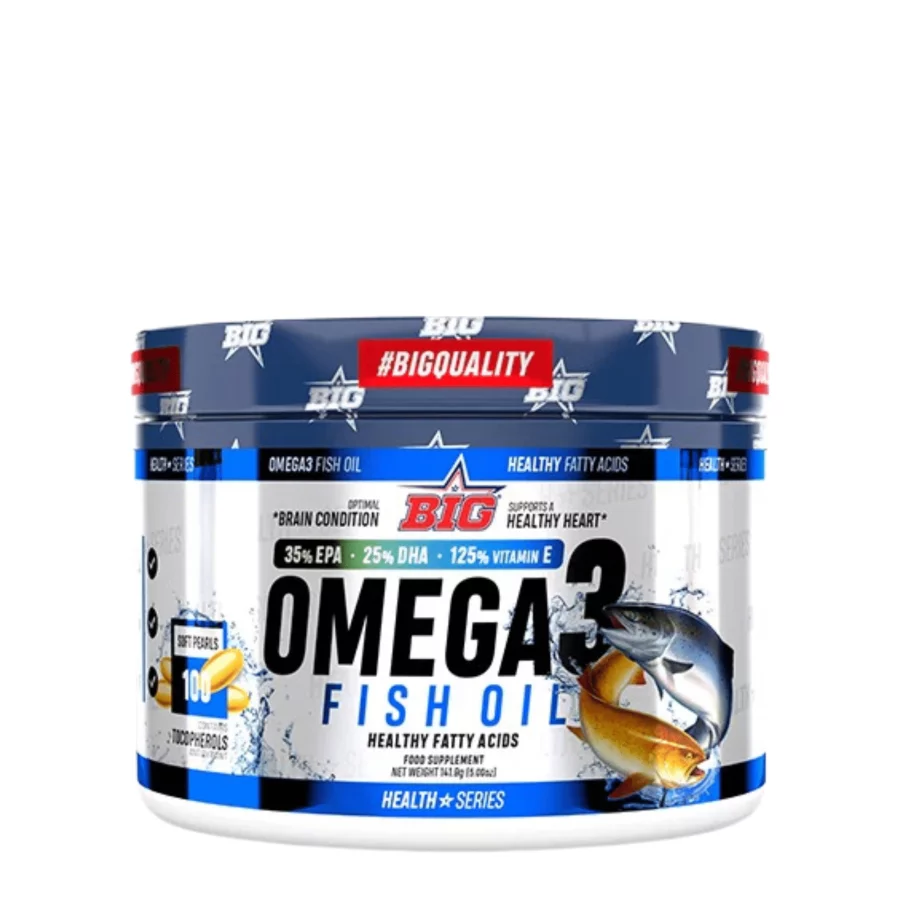 BIG Supplements Omega 3 1000mg (100 caps)
