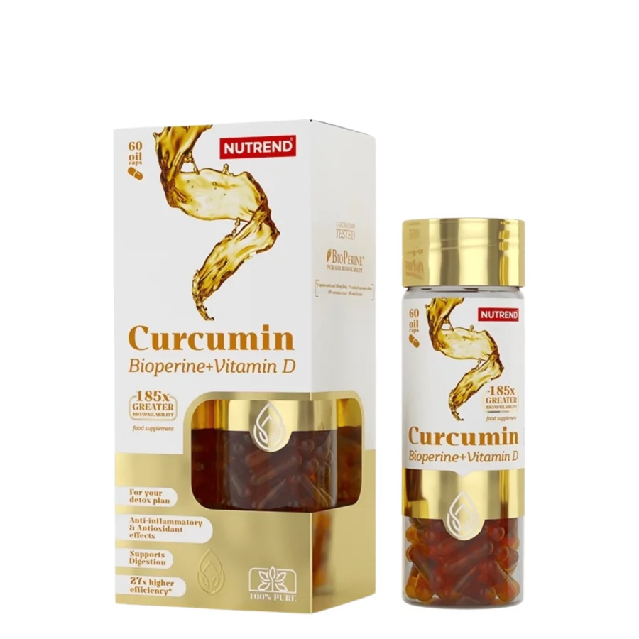 Nutrend Curcumin Bioperine Vitamin D (60 caps)