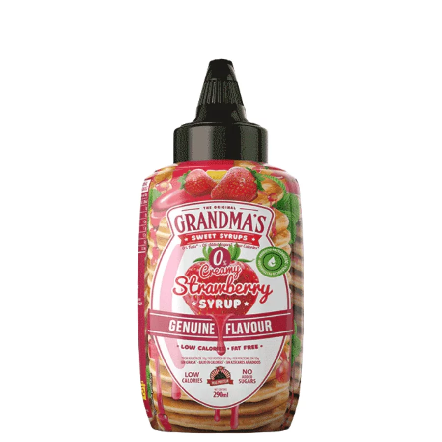 Max Protein Original Grandma's 0% Sweet Syrup Strawberry (290 ml)