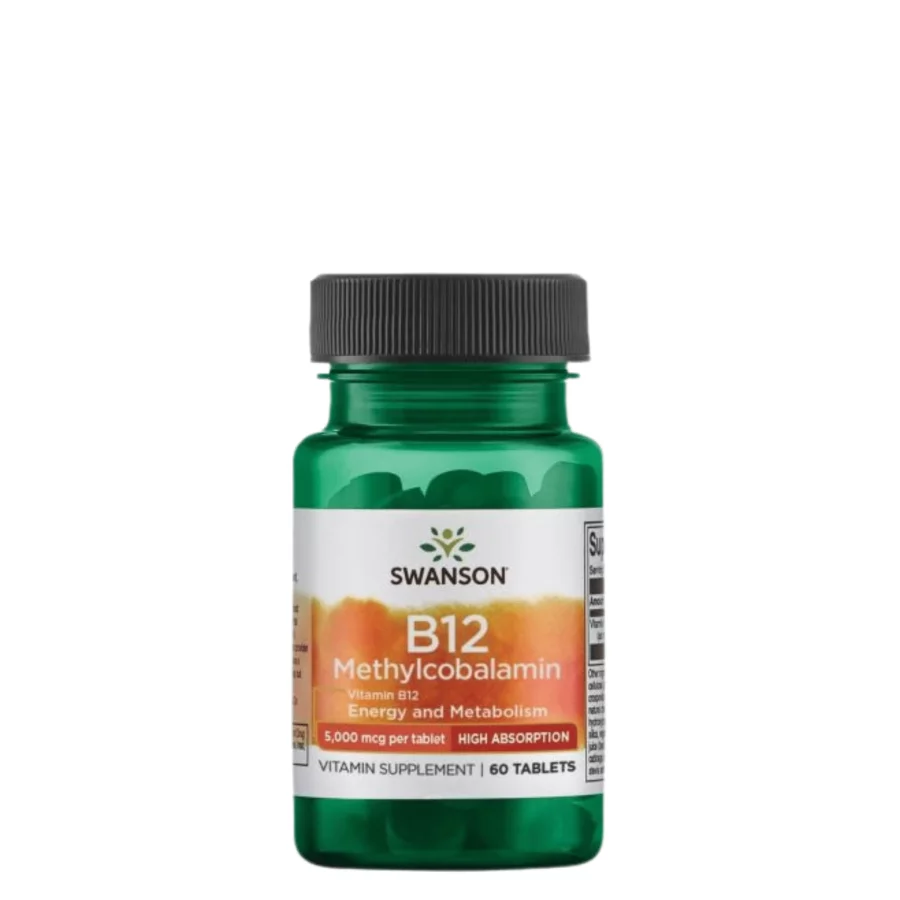 Swanson B-12 5000 mcg Methylcobalamin (60 caps)