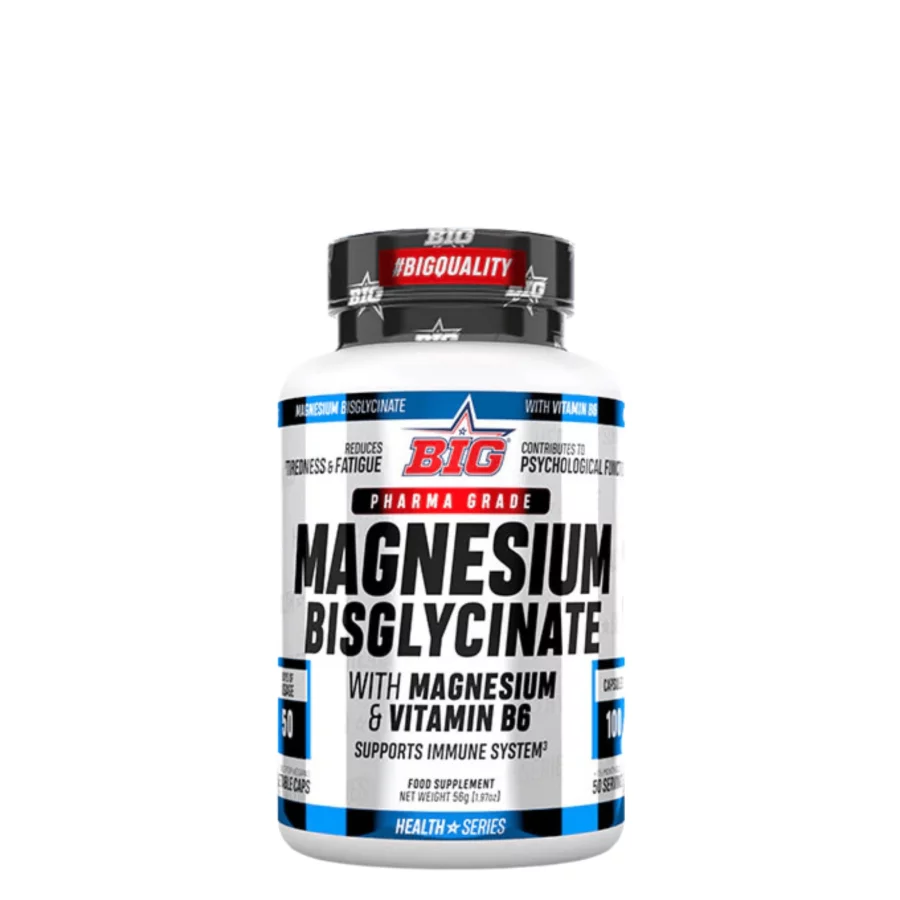 BIG Supplements Magnesium Bisglycinate (100 caps)