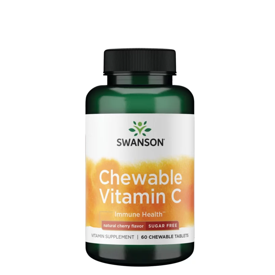 Swanson Chewable Vitamin C, Cherry (60 chew tabs)