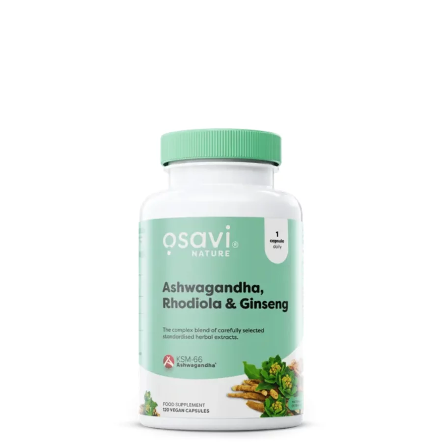 Osavi Ashwagandha Rhodiola Ginseng (60 vcaps)