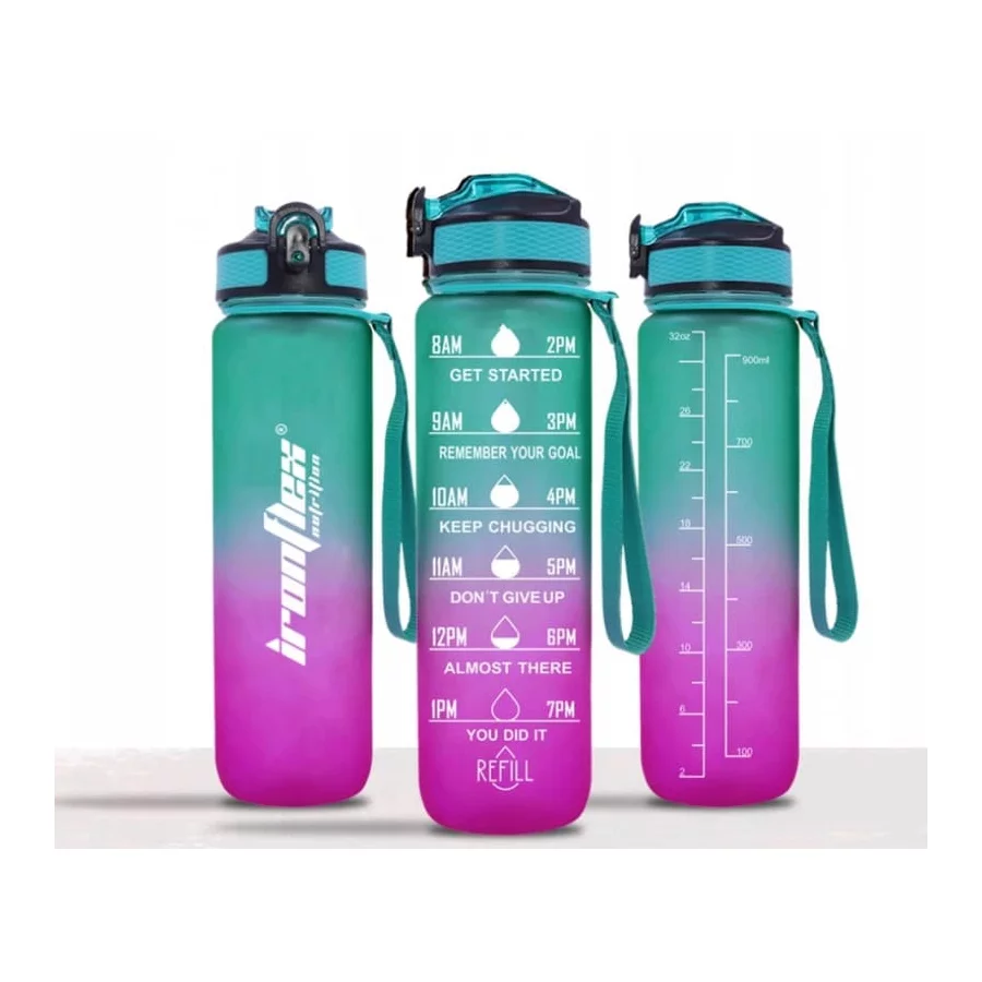 ironflex-water-bottle-1000ml-purple-green