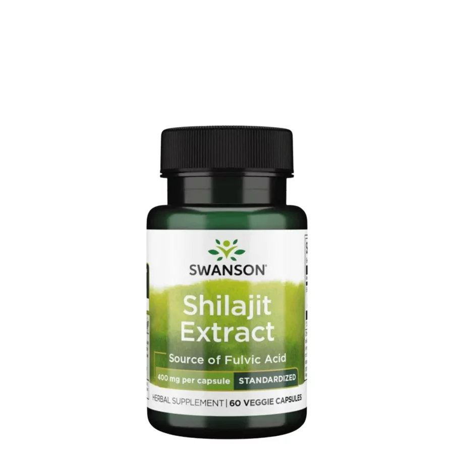 Swanson Shilajit Extract 400mg (60 vcaps)