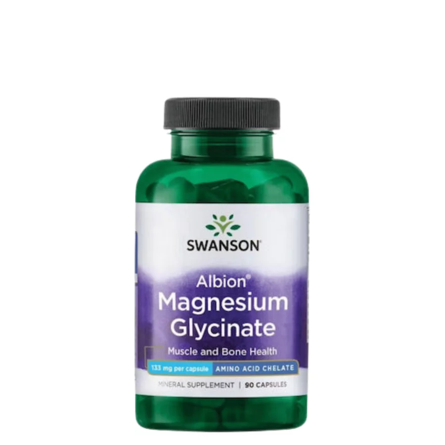Swanson Albion Magnesium Glycinate 133 mg (90 Caps)