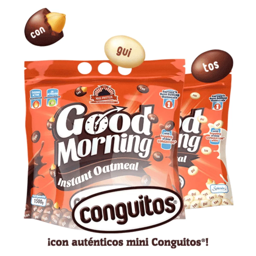 Max Protein Good Morning Instant Oatmeal - Conguitos (1500 gr)