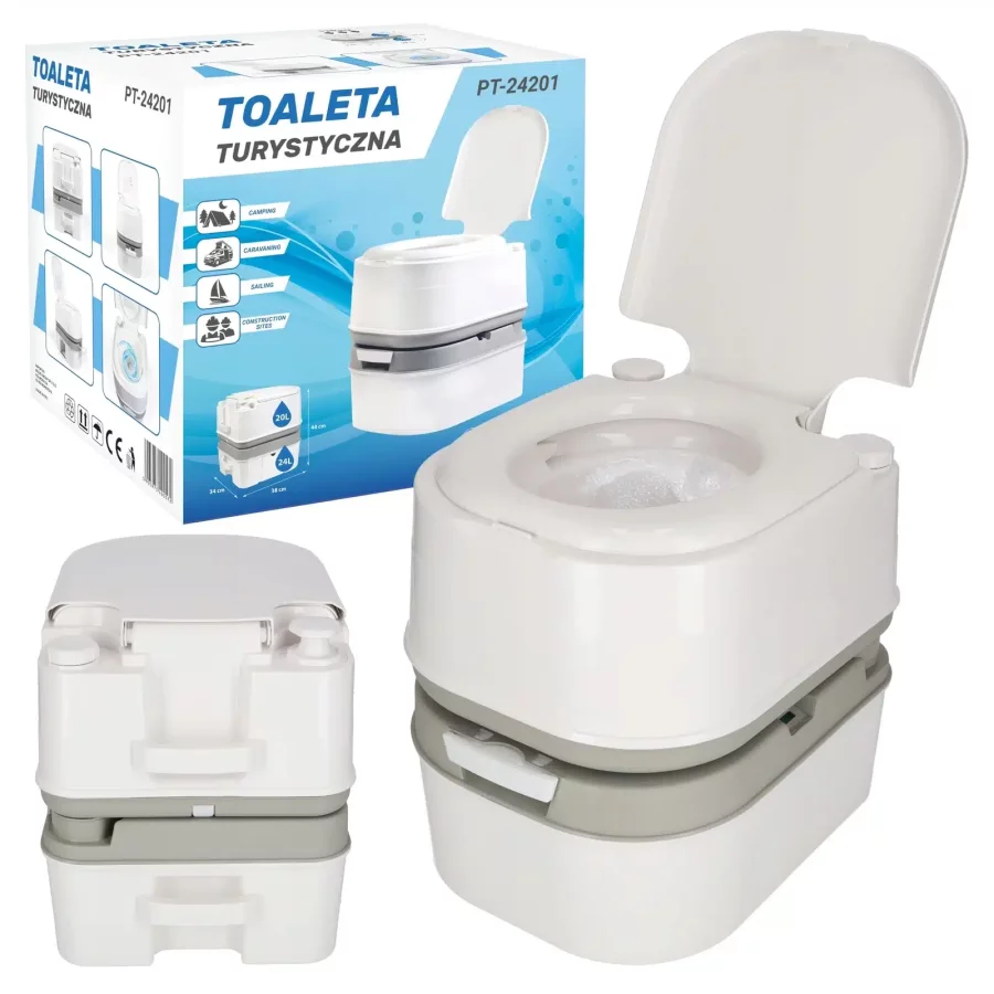 4FIZJO Φορητή Τουαλέτα Κάμπινγκ WC (24L) - 0572