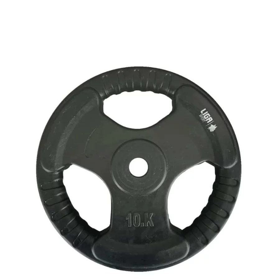 LIGASPORT-RUBBER WEIGHT-LIFTING-PLATE-10kg