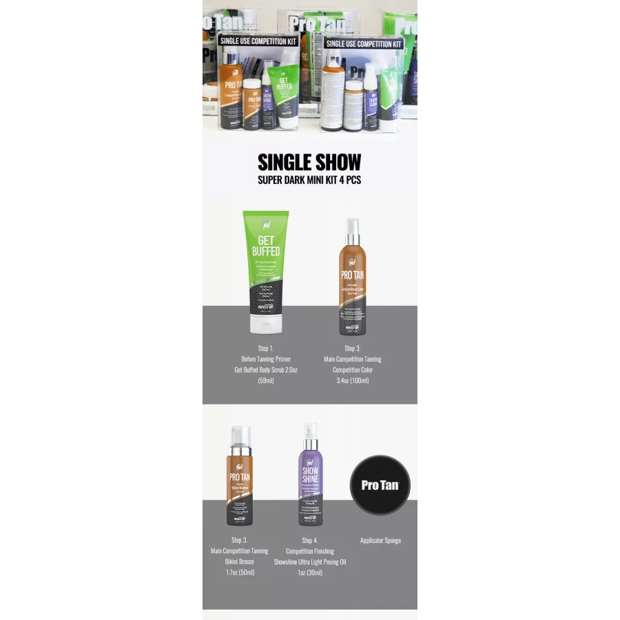 Single Show Super Dark Mini Kit 4 pcs eng