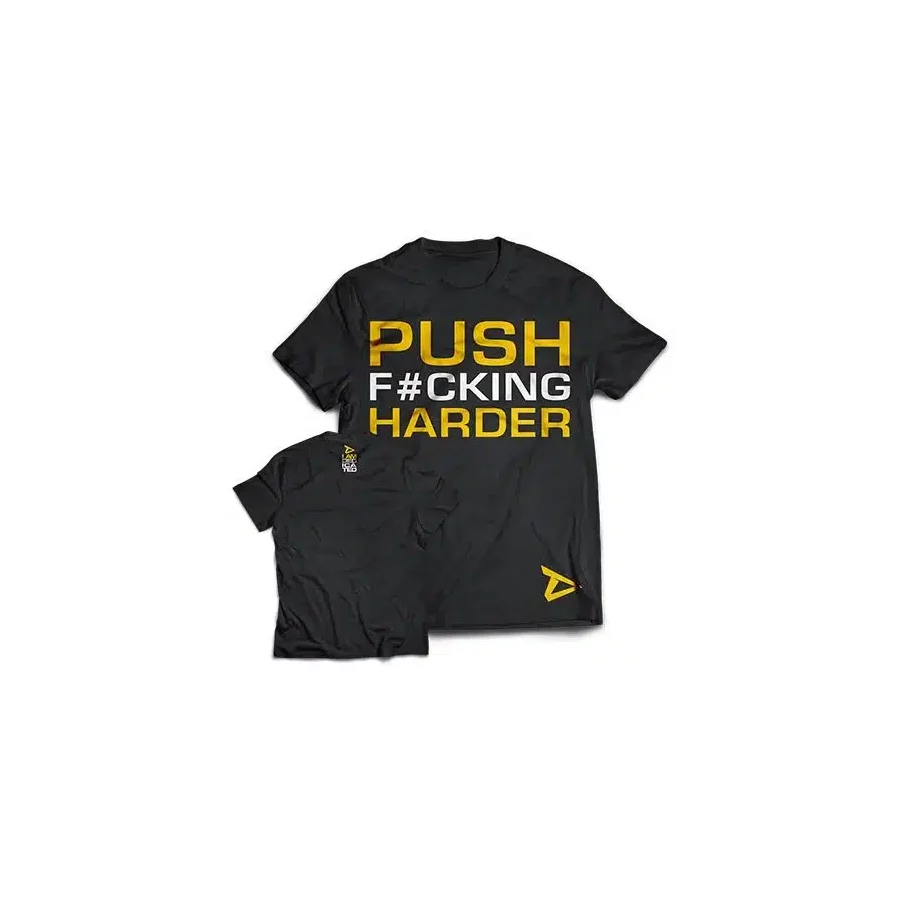 Dedicated Apparel T-Shirt Push Harder Black