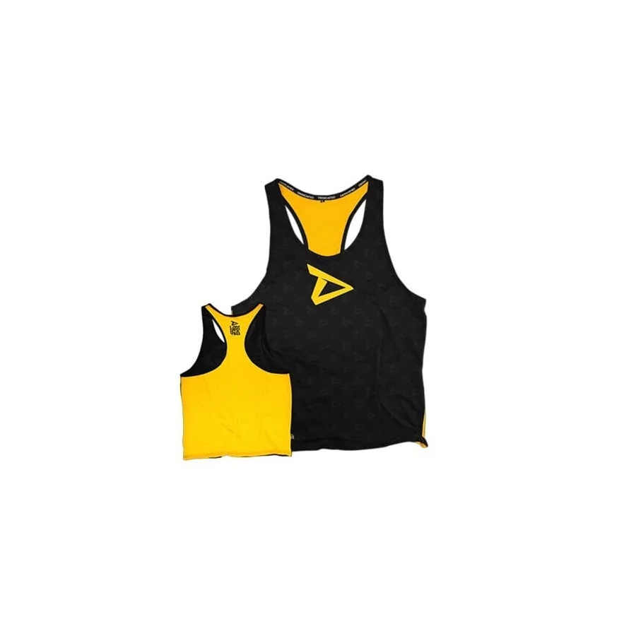 Dedicated Apparel Premiun Stringer Tank Top Black/Yellow