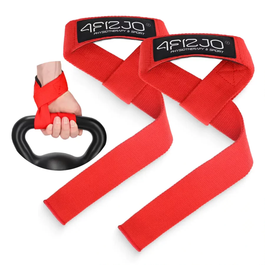 4FIZJO Lifting Straps  / Ιμάντες Ανύψωσης κόκκινο - 2286