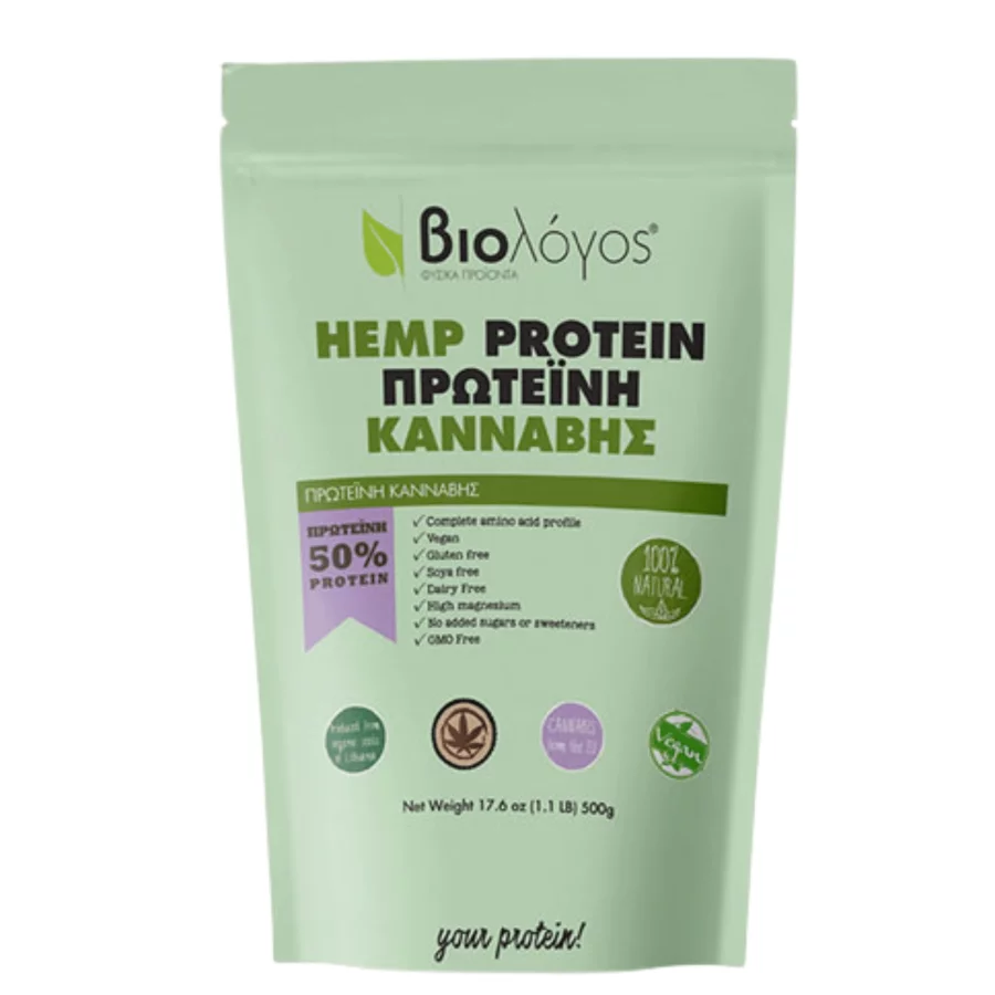Biologos Πρωτεΐνη Hemp (500 gr)
