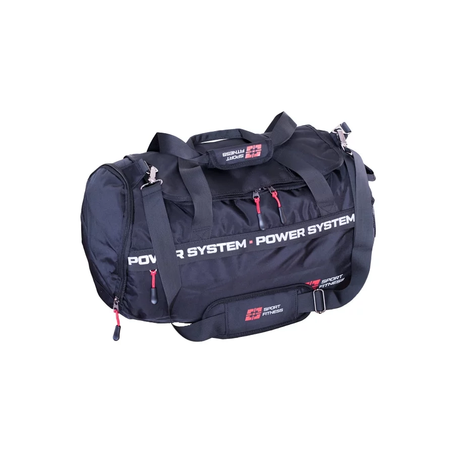 Power System Gym Bag Dynamic / Τσάντα Γυμναστηρίου Μαύρο - Κόκκινο 7012
