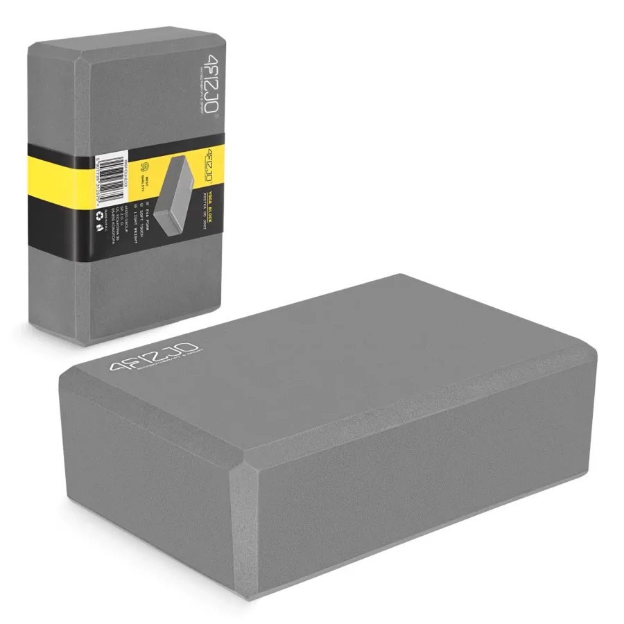 4FIZJO Yoga Block / Τουβλάκι Γιόγκα Γκρι - 1221
