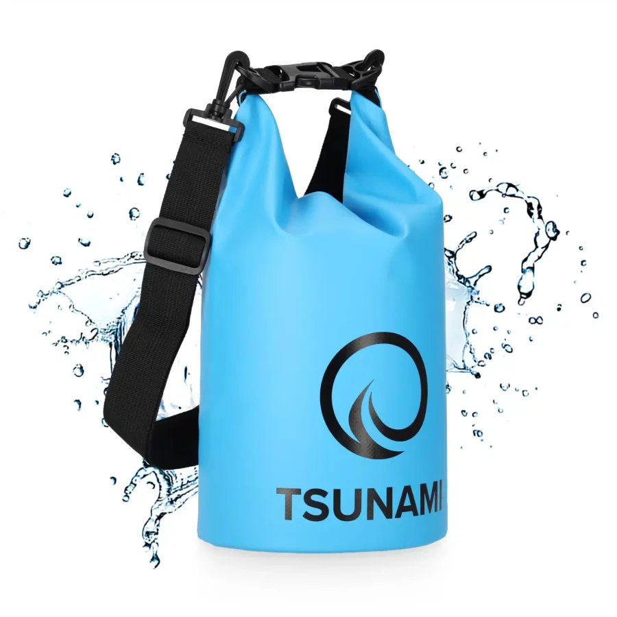 4FIZJO Αδιάβροχη τσάντα TSUNAMI Μπλε (5L) - 0060