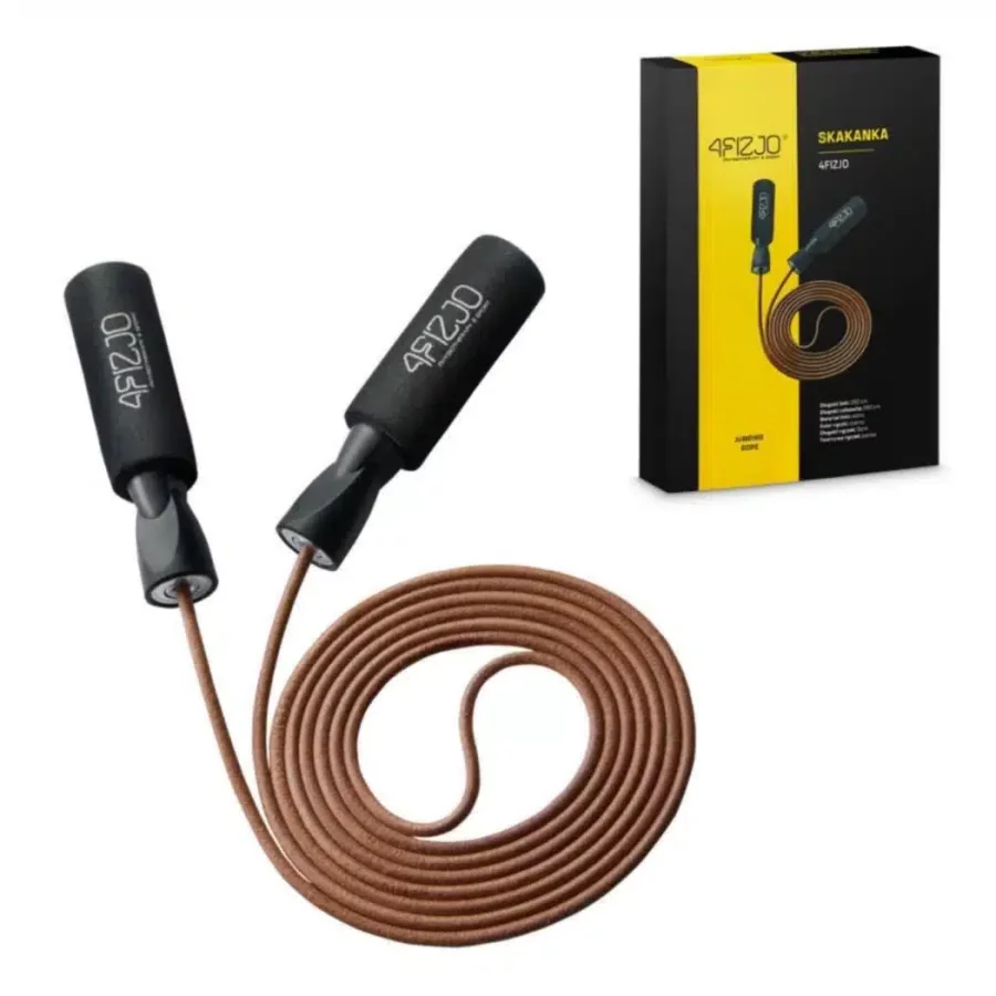 4FIZJO Σχοινάκι Jump Rope Δερμάτινο Πυγμαχίας - 1172