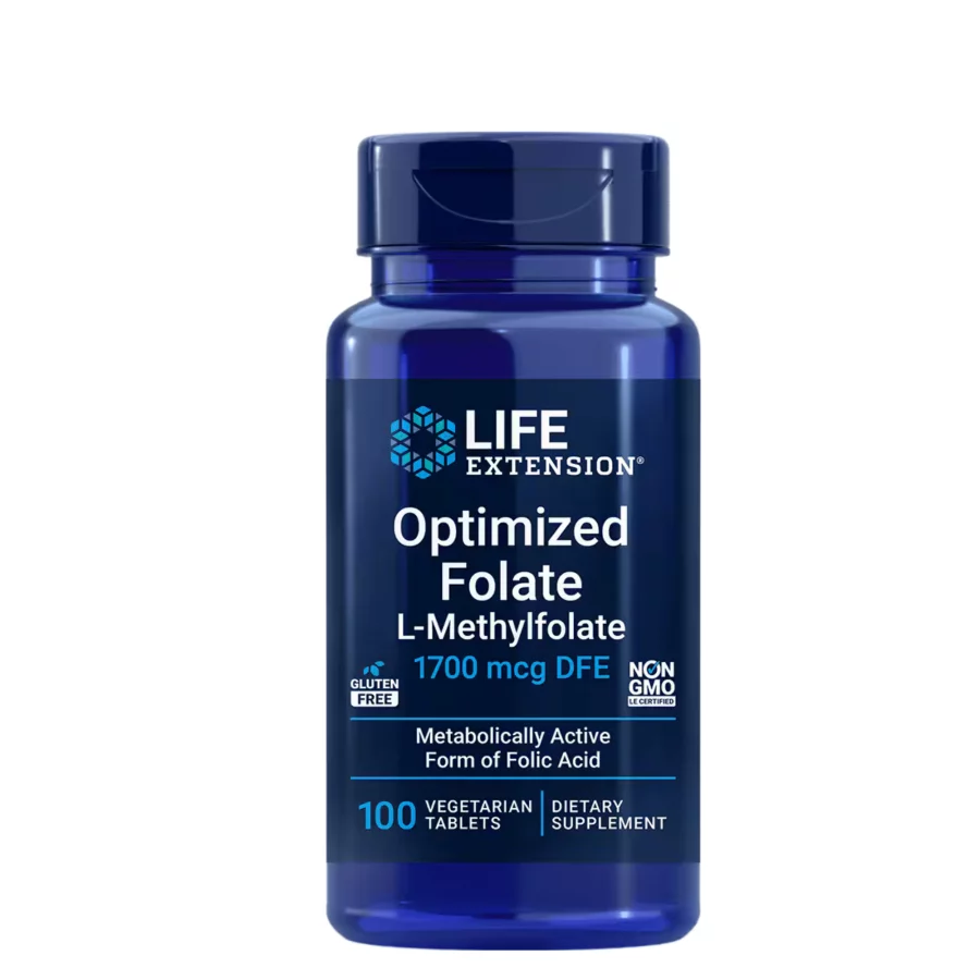 Life Extension Optimized Folate 1700 mcg (100 vtabs)