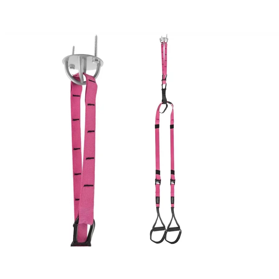 4FIZJO Suspension trainer / Ιμάντες Γυμναστικής Ροζ - 4109