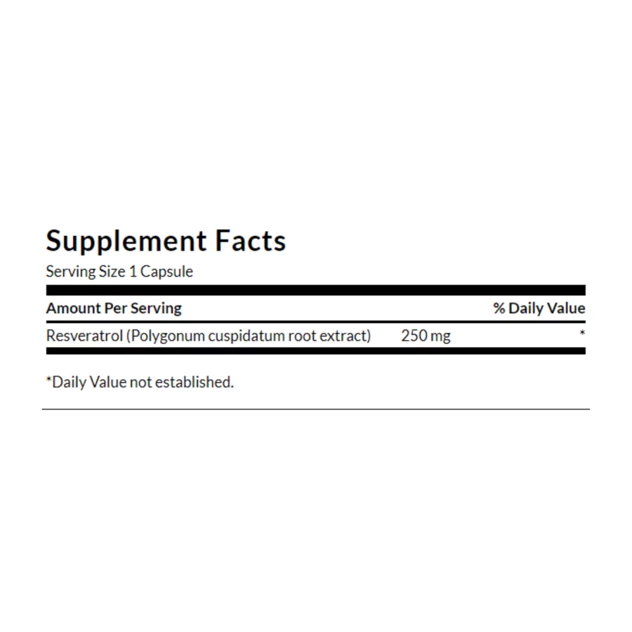 Swanson Resveratrol Higher Potency 250mg (30 caps) (1)