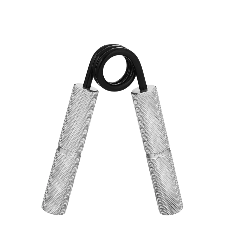4FIZJO Ταναλάκι Χεριών Μεταλλικό Ασημί / Hand Grip (45 kg) - 3386