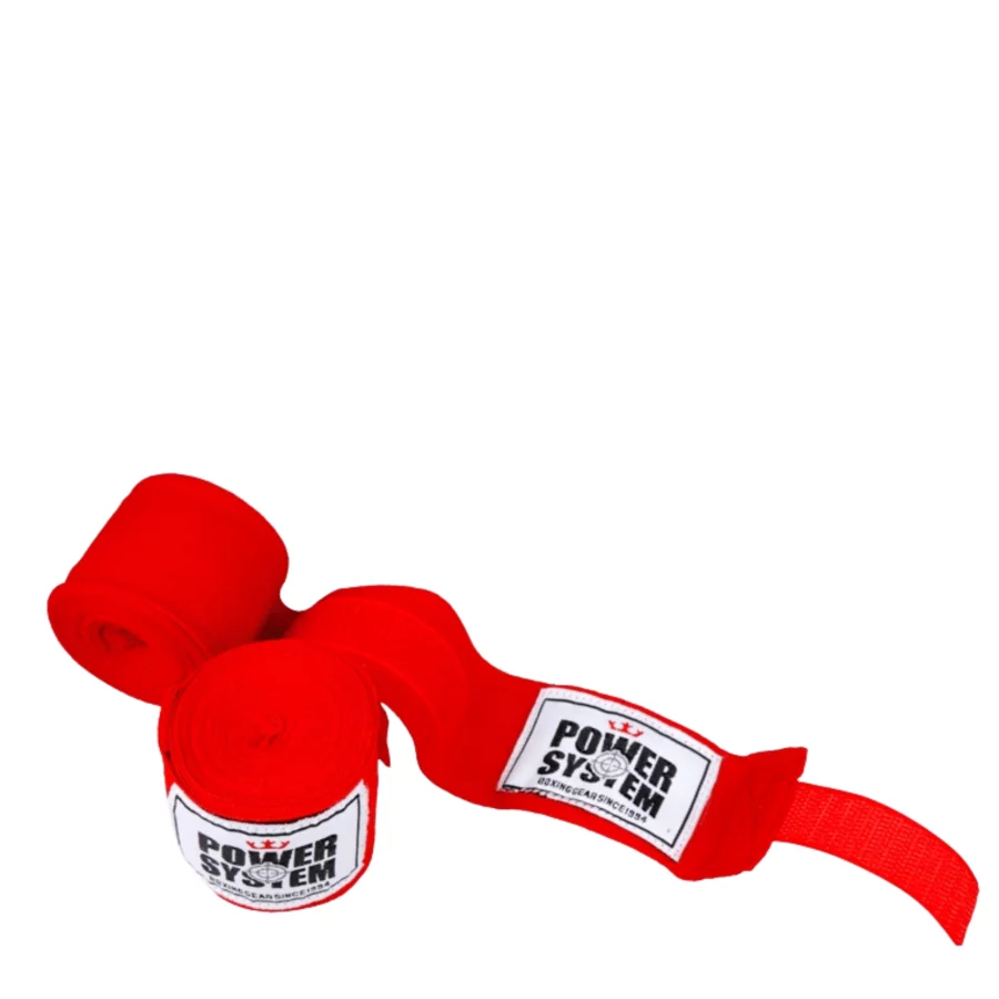 Power System Boxing Wraps / Επίδεσμος καρπού-χεριού (bandage) 4m Κόκκινος 3404