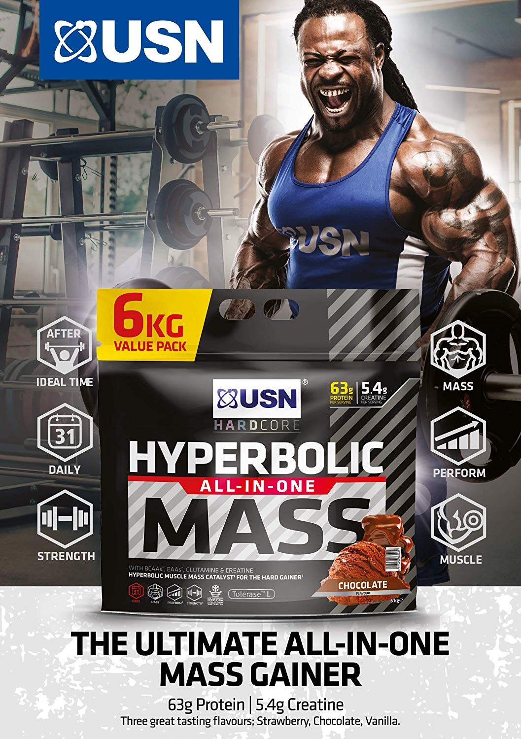 Usn Nutrition Hyperbolic Mass New (6000 gr)
