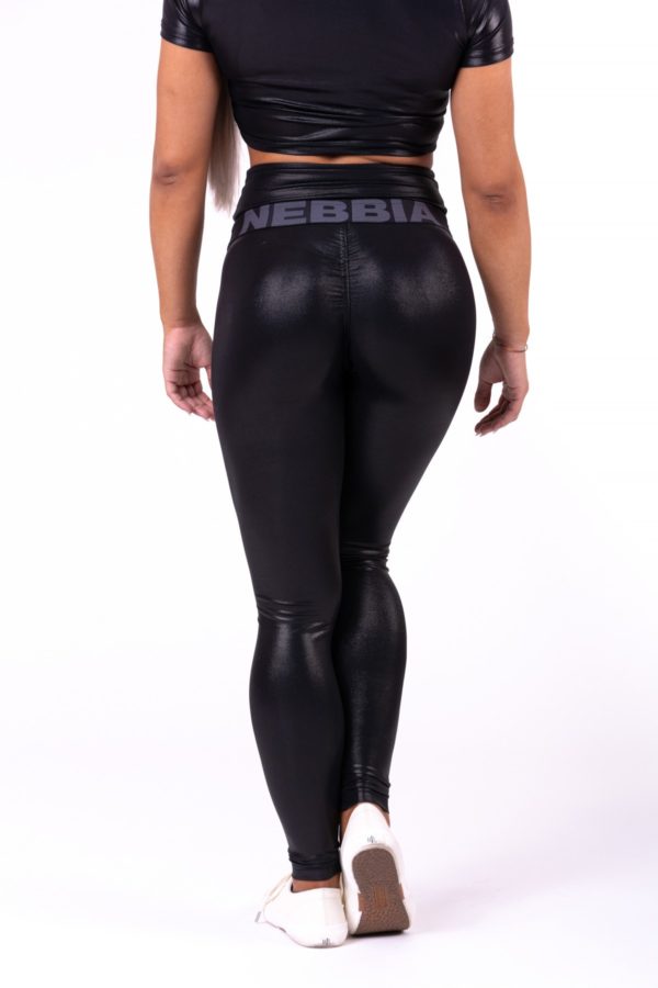 NEBBIA High waist “Sandra D” glossy leggings 656