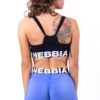 NEBBIA Athletic Cut Out sport bra Black 695