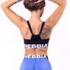 NEBBIA Athletic Cut Out sport bra Black 695