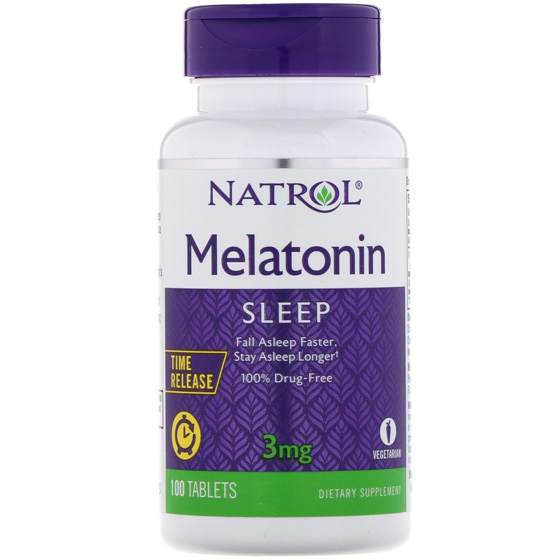 Natrol Melatonin Time Release 3mg  (100 Tabs)