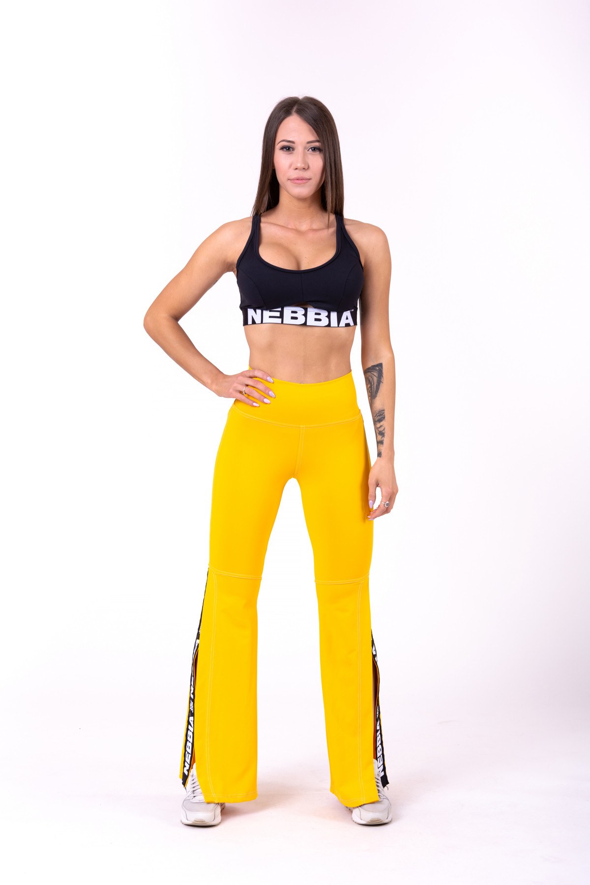 NEBBIA 70’s Fancy flared pants Yellow 667