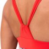 NEBBIA Athletic Cut Out sport bra Red 695